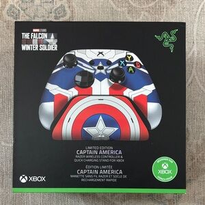 Razer Xbox Limited Edition Captain America Wireless Controller Sealed